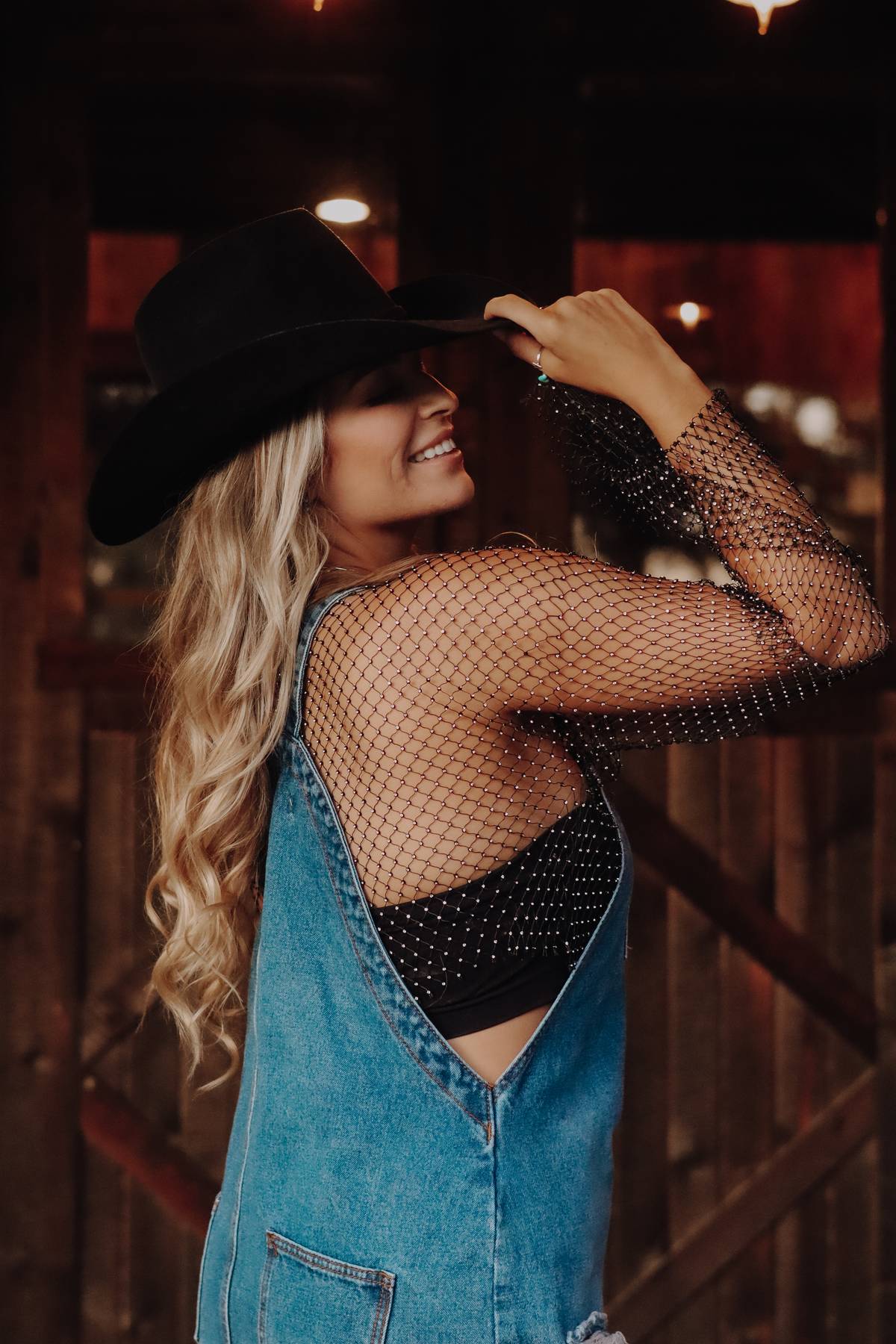 Vegas Mesh Dynamite Long Sleeve Top