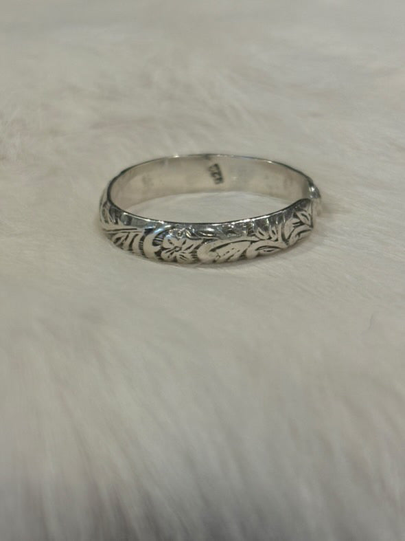Sterling Silver Adjustable Ring