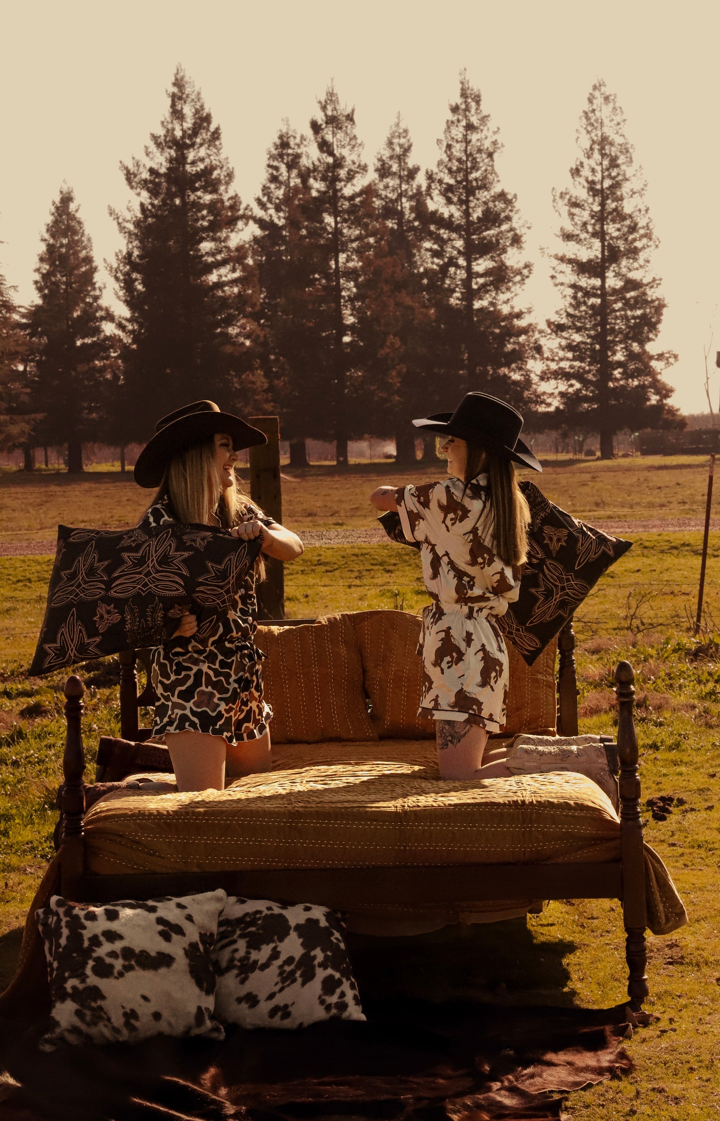 Duck Camo Silky Pajama Set