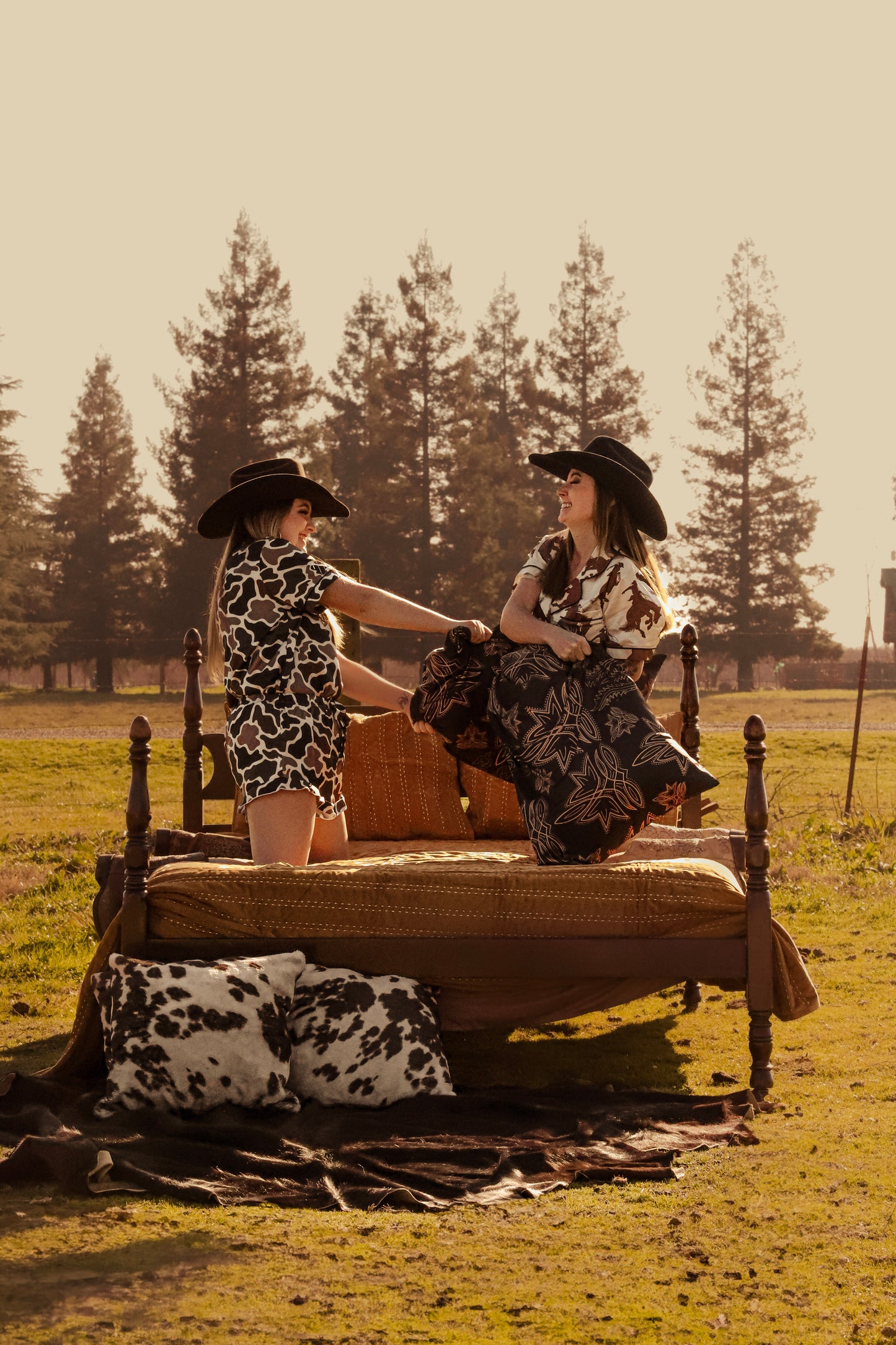 Duck Camo Silky Pajama Set