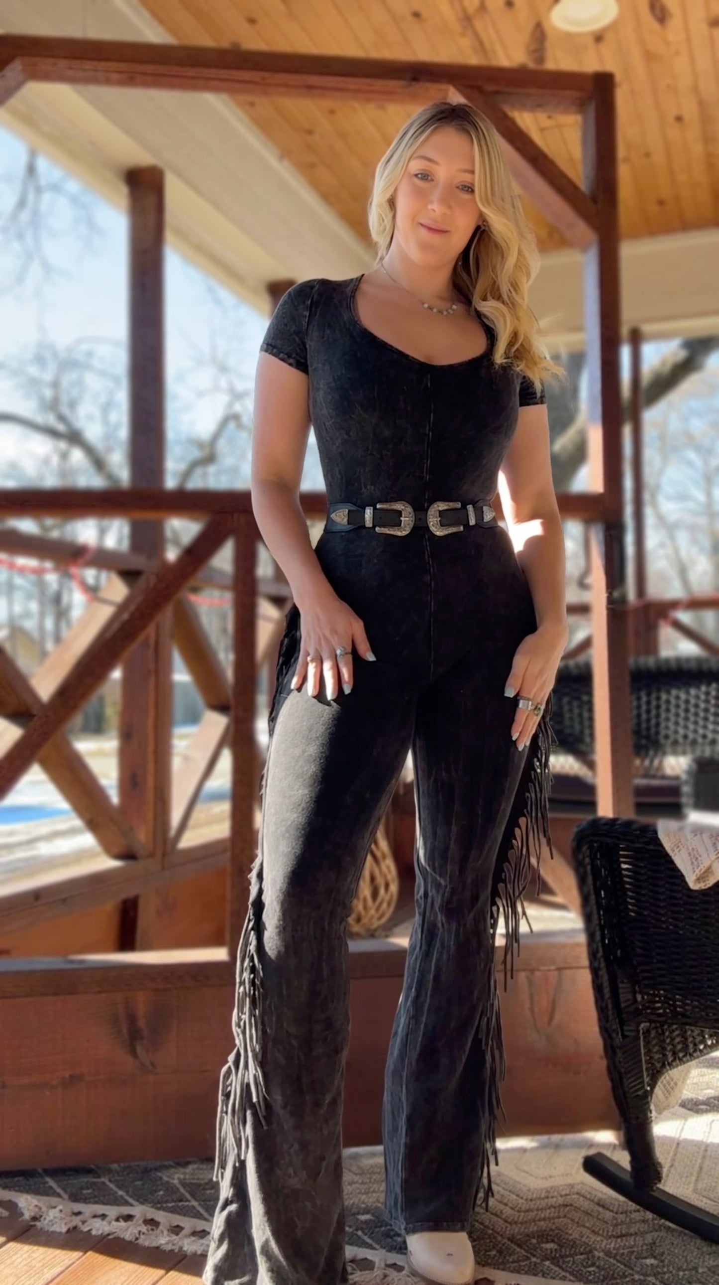 Lainey Fringed Jumpsuit