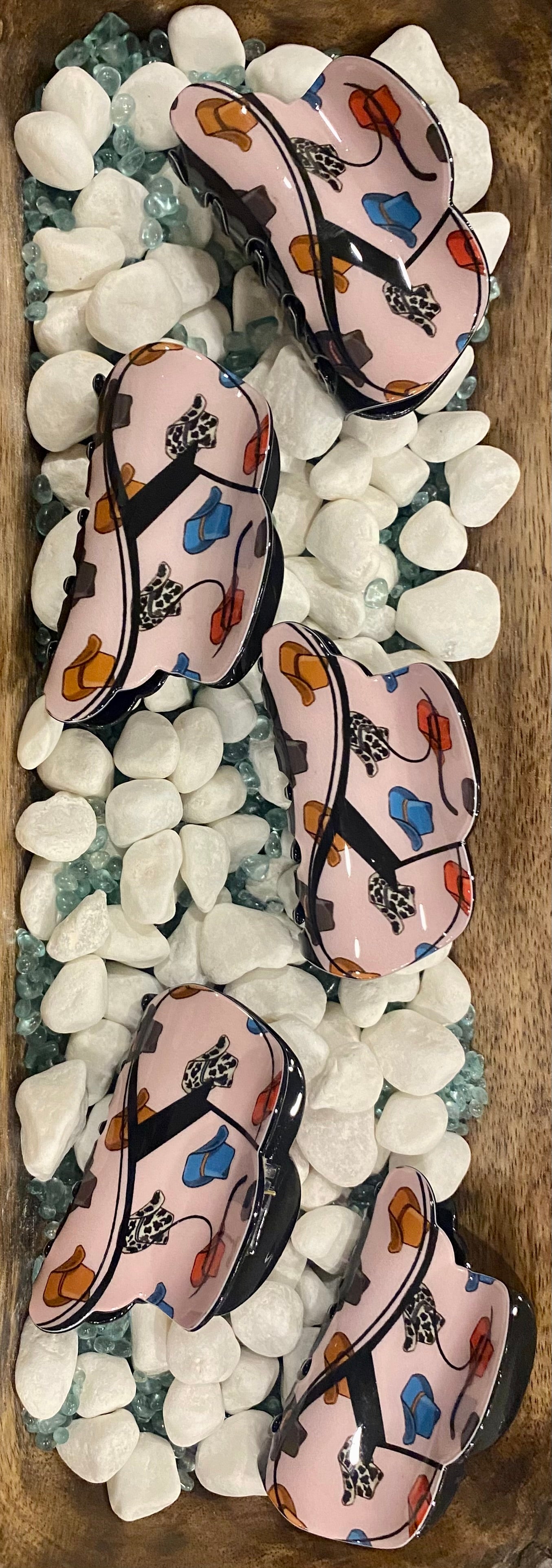 Cowboy Hat Hair Clips