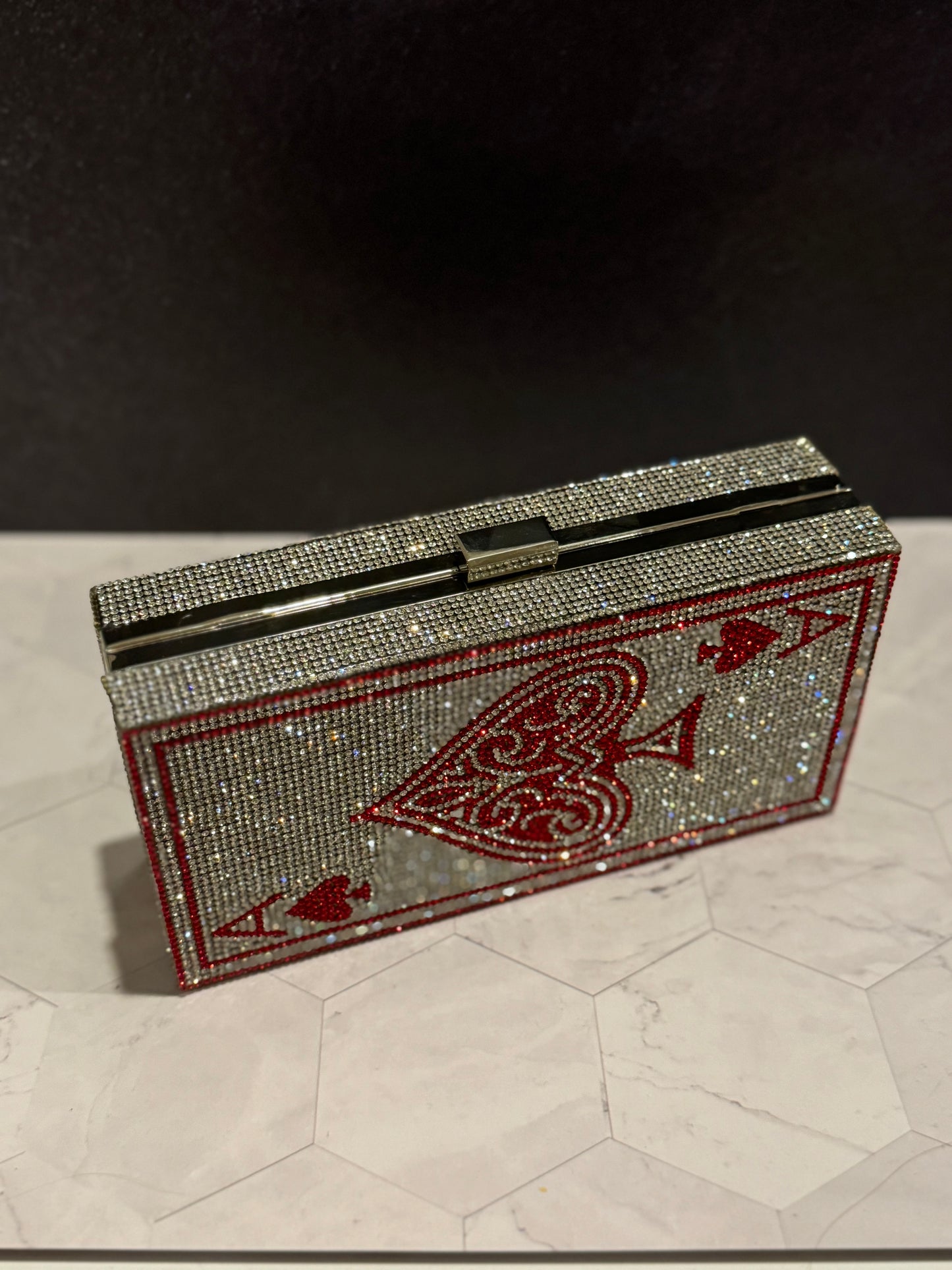 Vegas Rhinestone Clutch