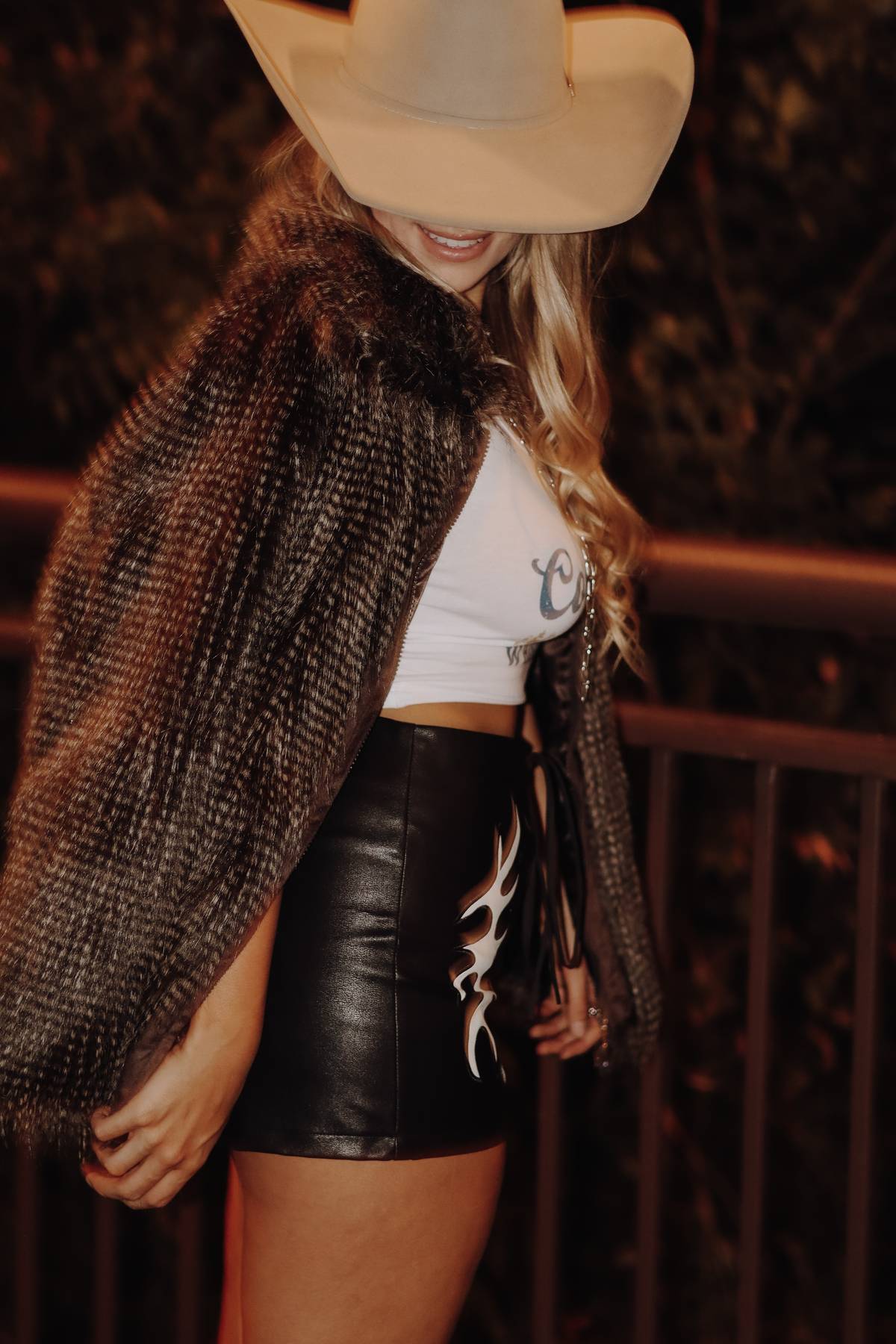 Vegan Leather Lightning Shorts - Black