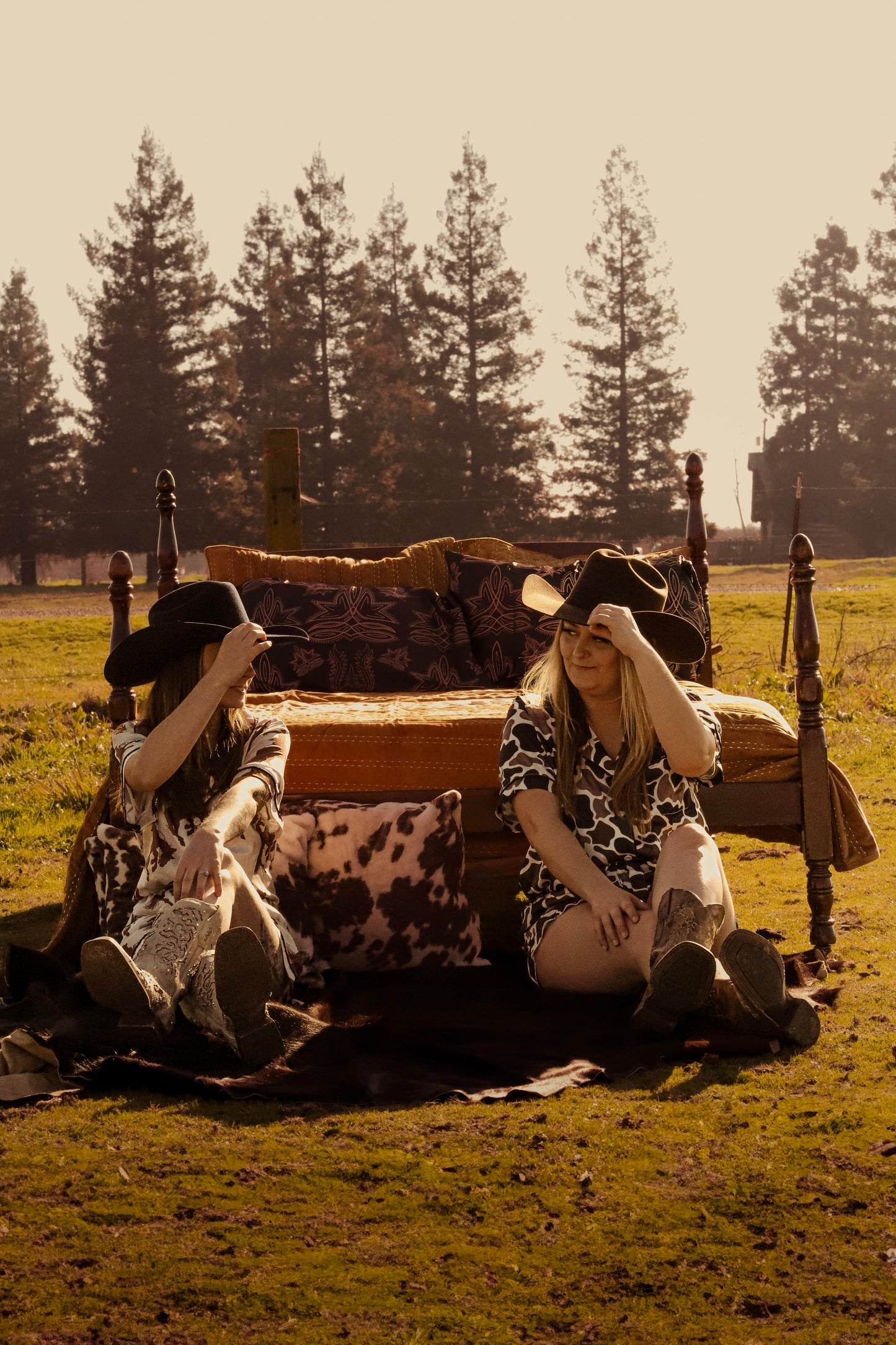 Duck Camo Silky Pajama Set