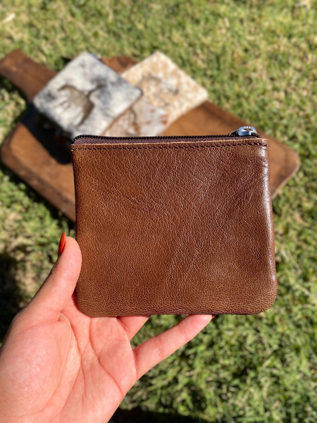 Cowhide & Leather Coin pouches