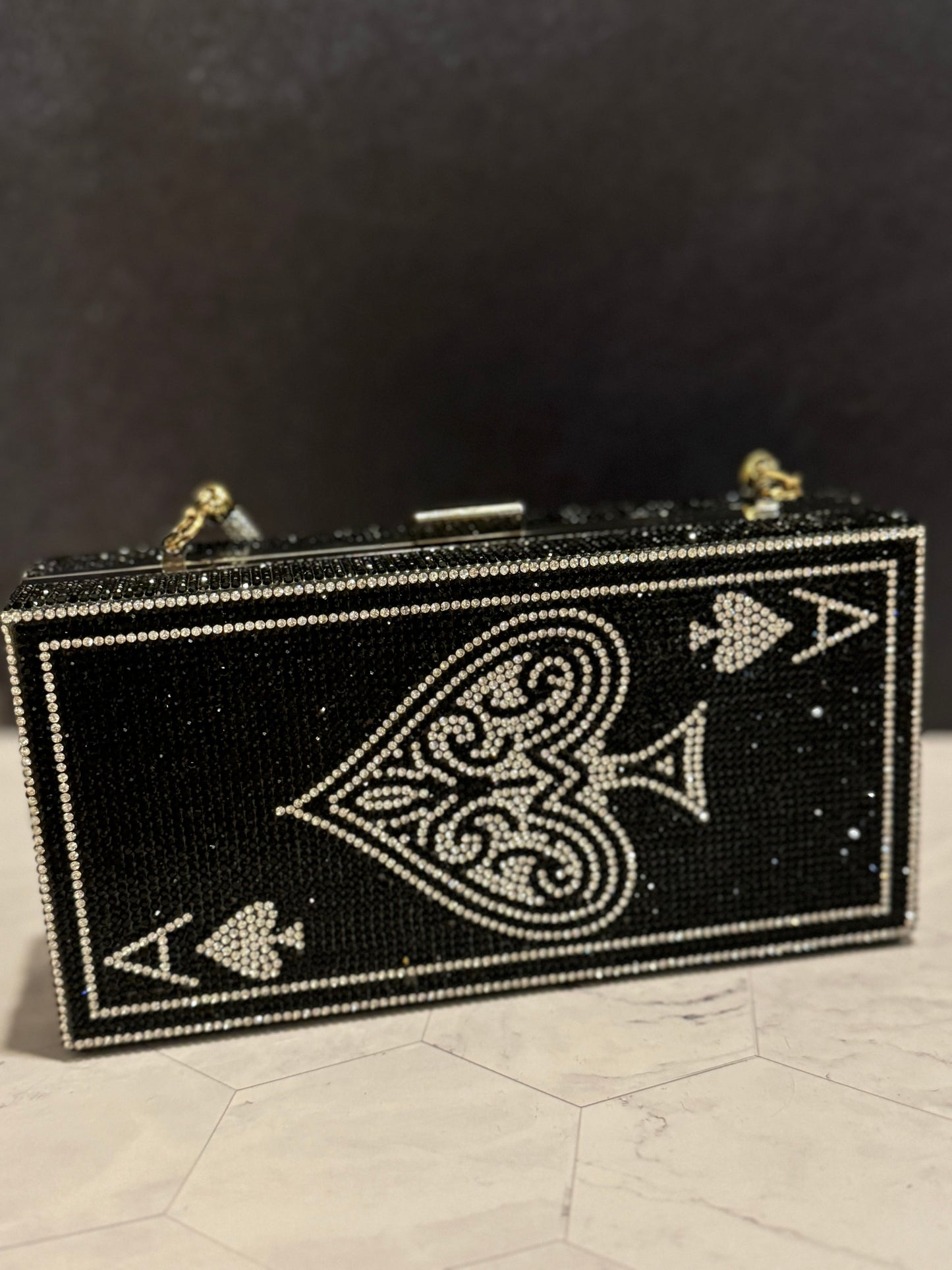Vegas Rhinestone Clutch