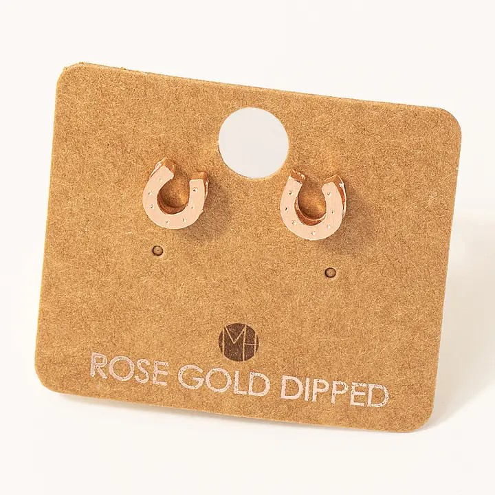 Mini Horeshoe Studs - Silver