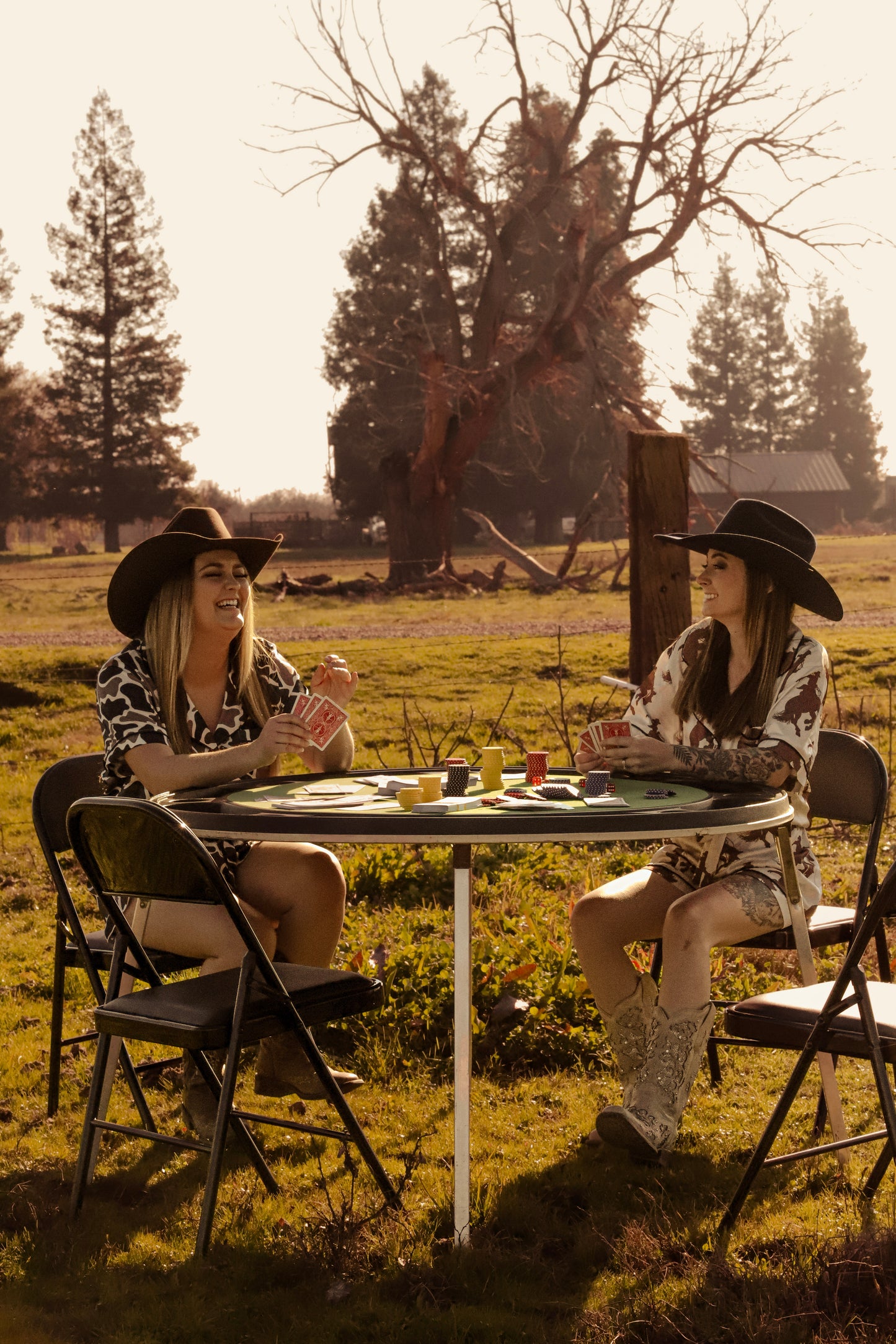 Duck Camo Silky Pajama Set