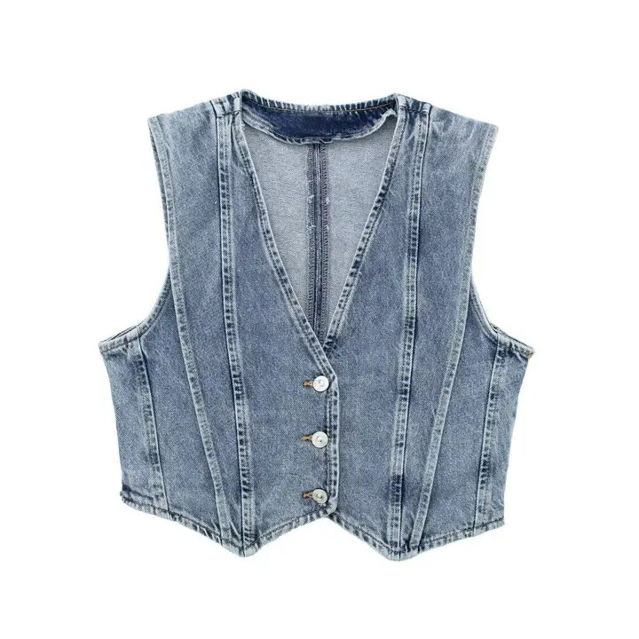 The Dakota Denim Vest