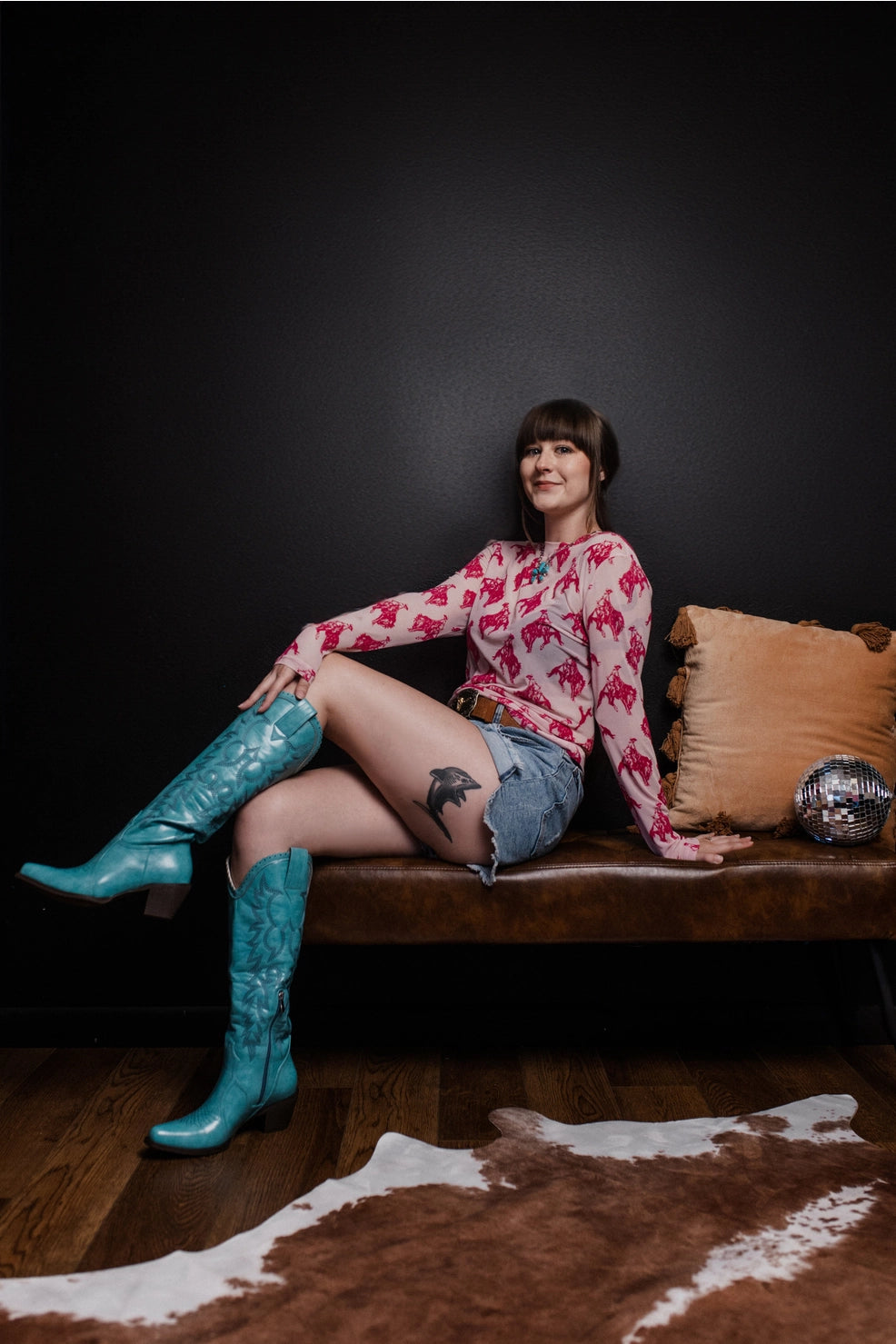 Barbie Bronco Mesh Top