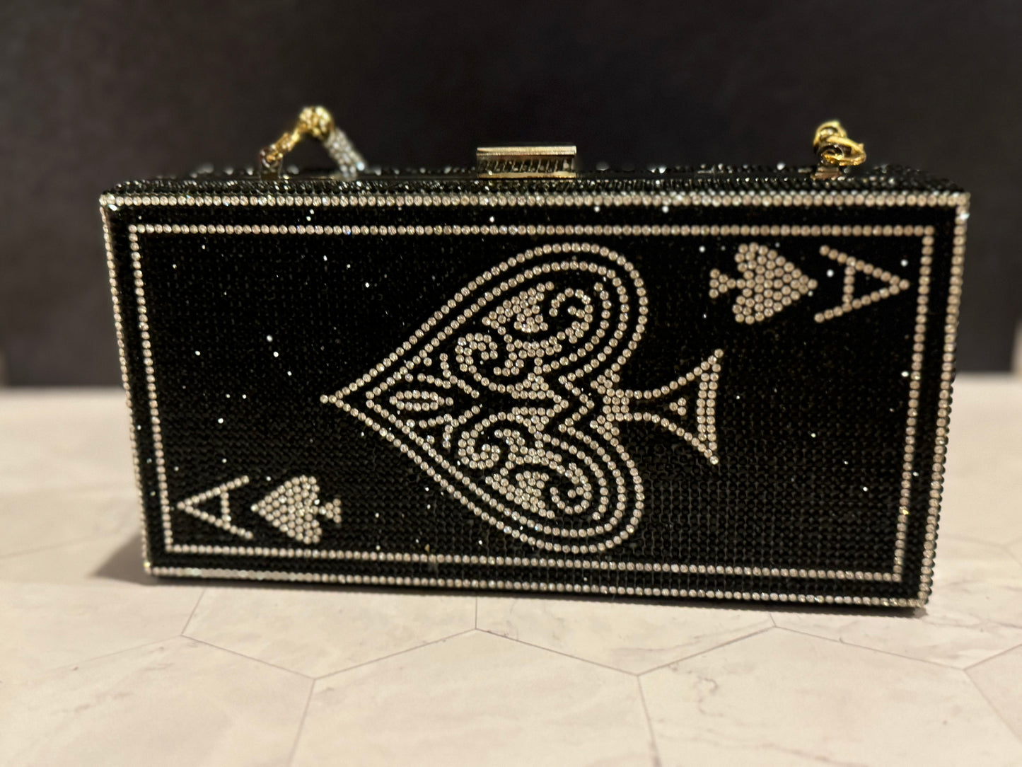 Vegas Rhinestone Clutch