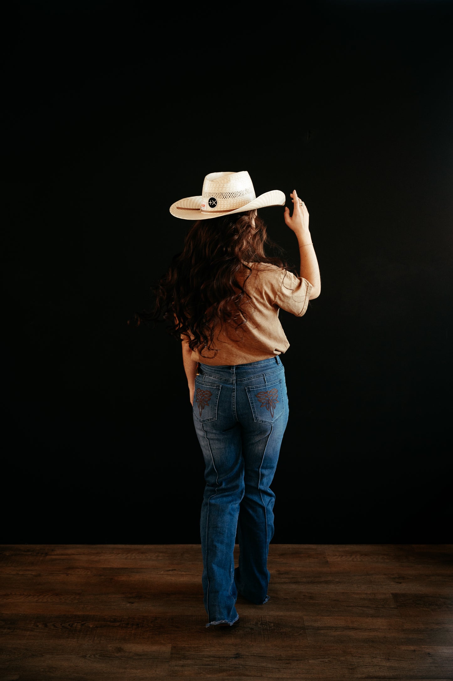 Dibs On the Cowboy Mineral Washed Graphic Top