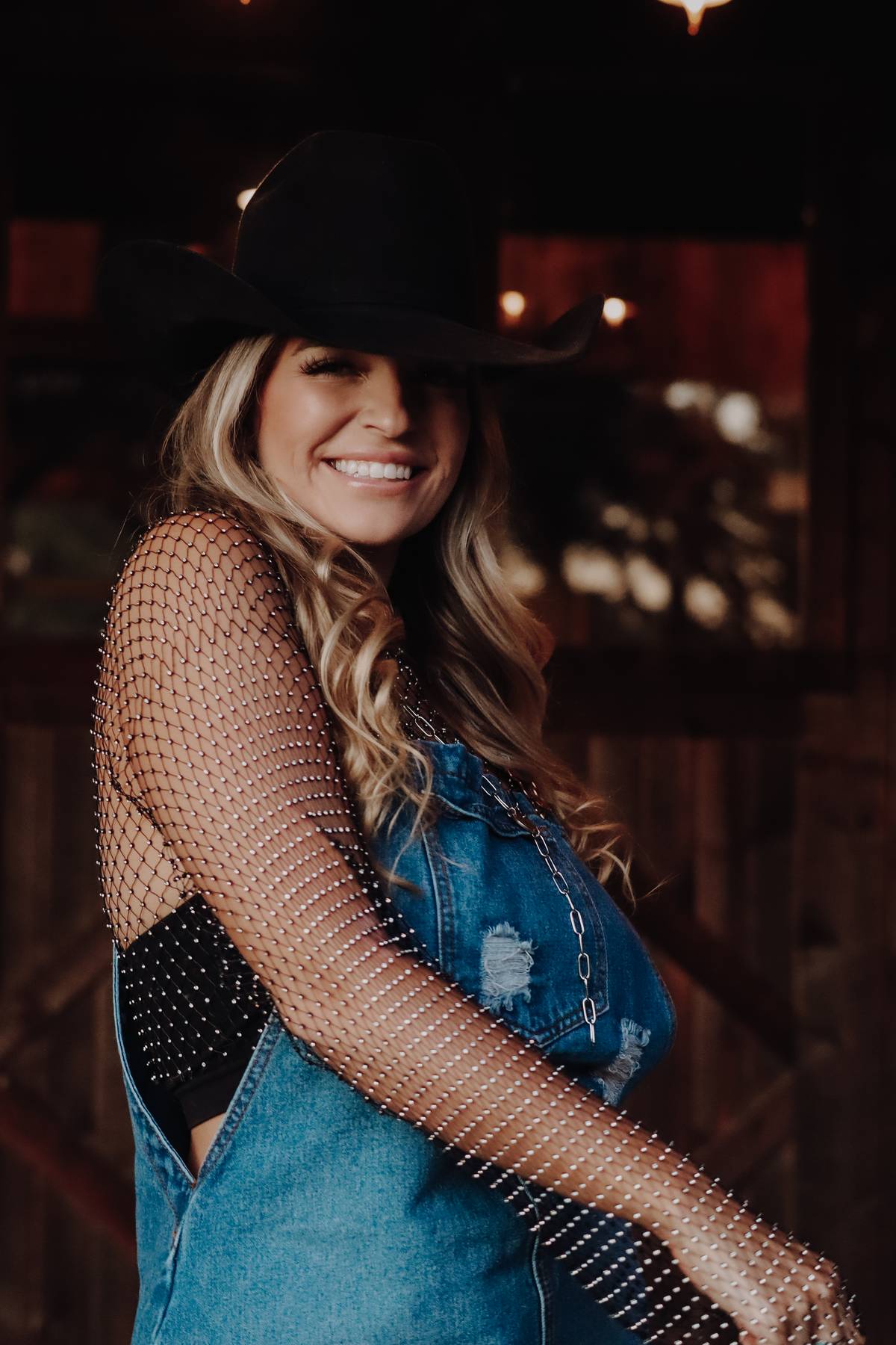 Vegas Mesh Dynamite Long Sleeve Top
