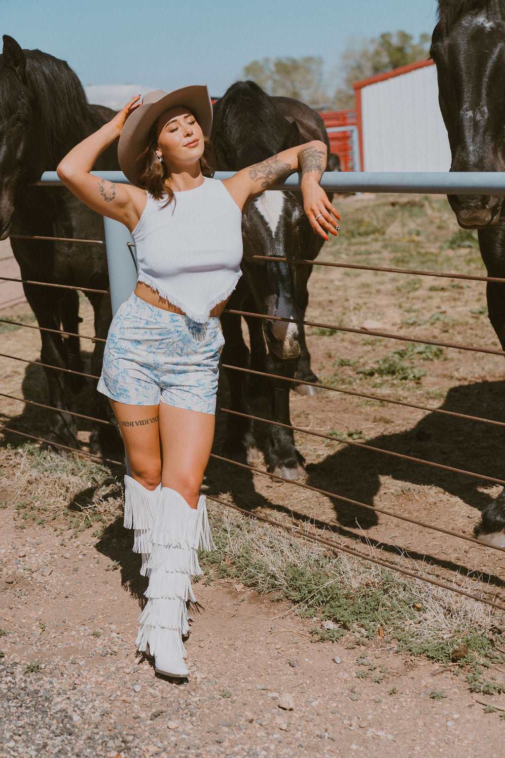 The Daisy Floral Print Shorts