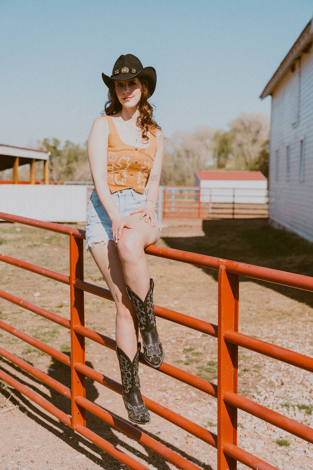 The Morgan Distressed Denim Shorts