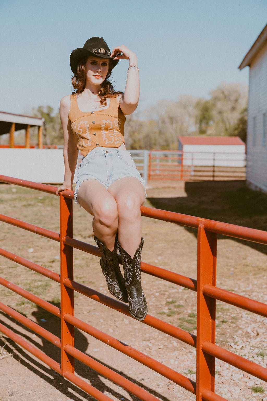 The Morgan Distressed Denim Shorts