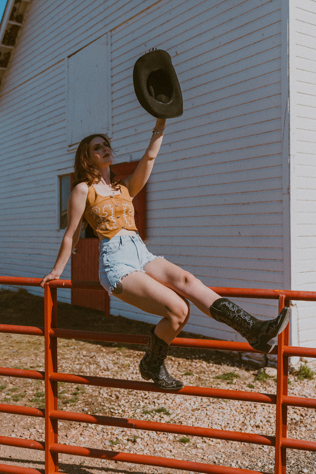 The Morgan Distressed Denim Shorts