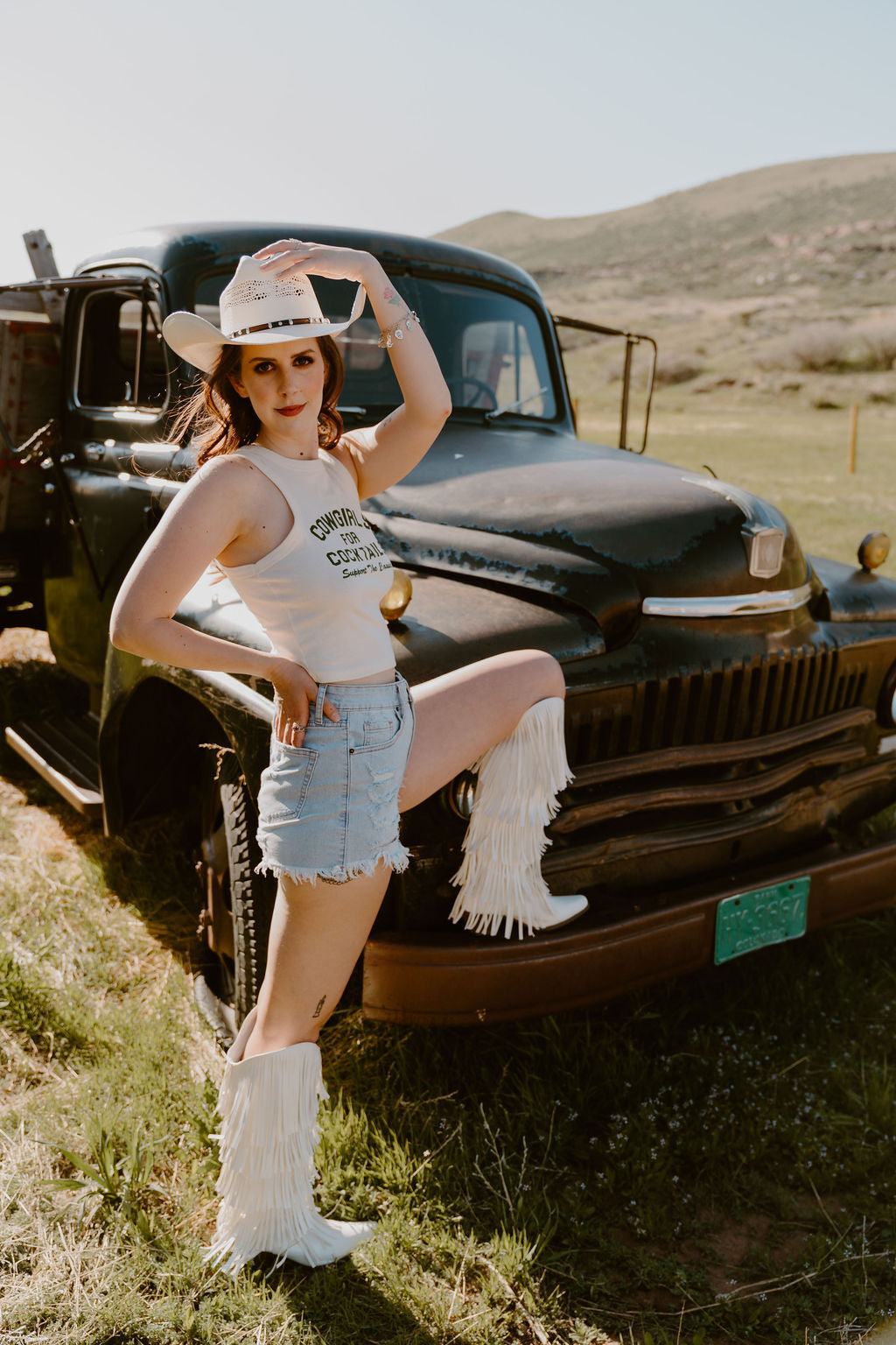 The Morgan Distressed Denim Shorts