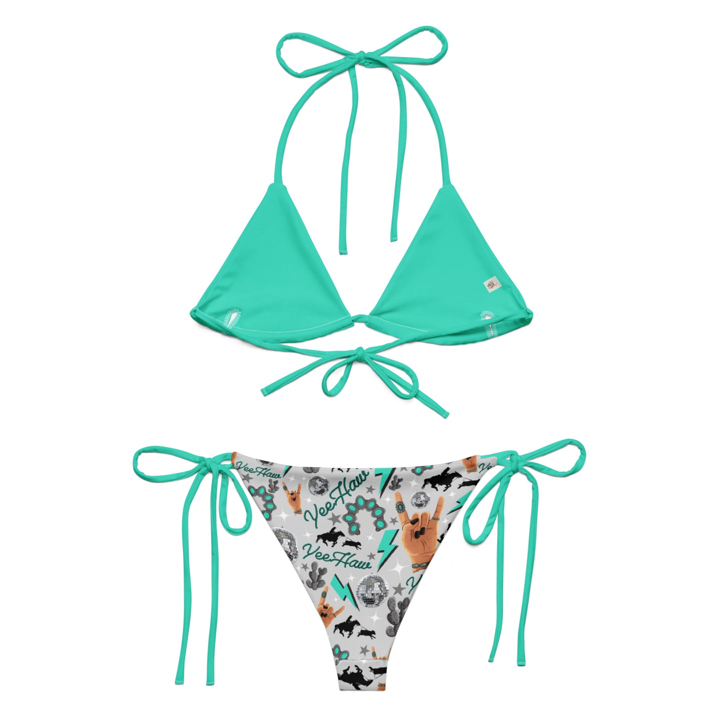 Disco Cowgirl string bikini