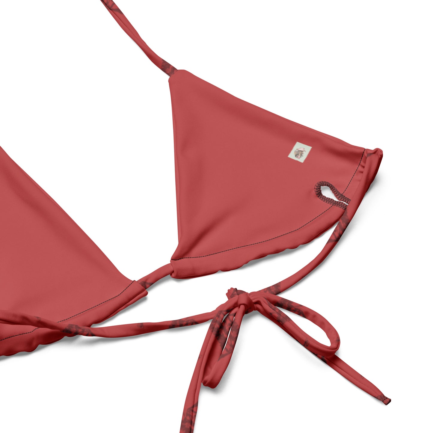 Red Bronc Rider string bikini
