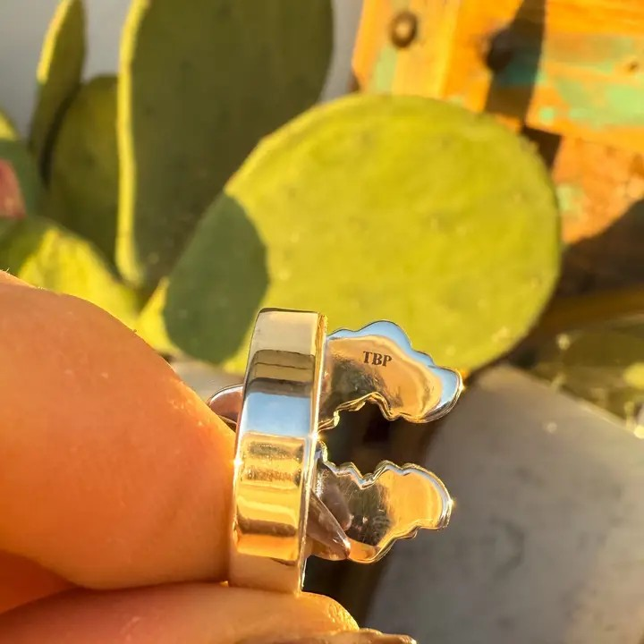 Nelson Authentic Turquoise Adjustable Ring