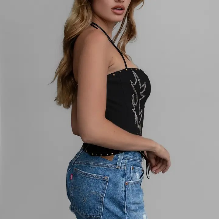 Raelynn Embroidered Western Corset Top