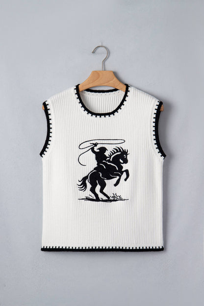 Cowgirl After Midnight Sweater Vest