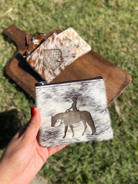 Cowhide & Leather Coin pouches