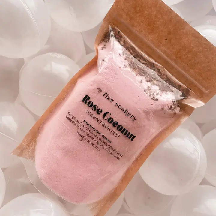 Rose Coconut Bath Dust