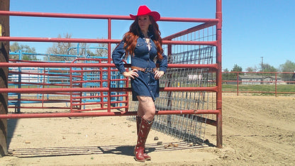 Sweet Magnolia Denim Dress