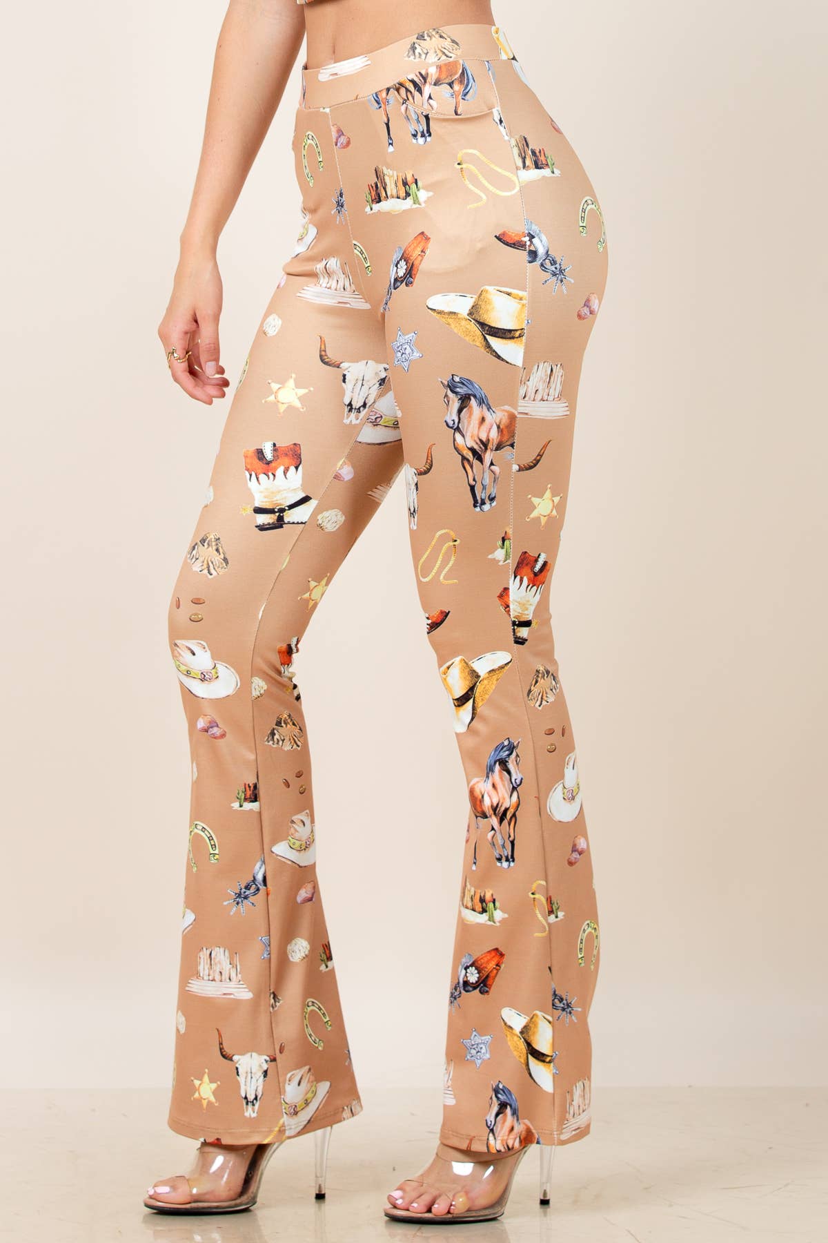 Desert Darling Western Flare Pants