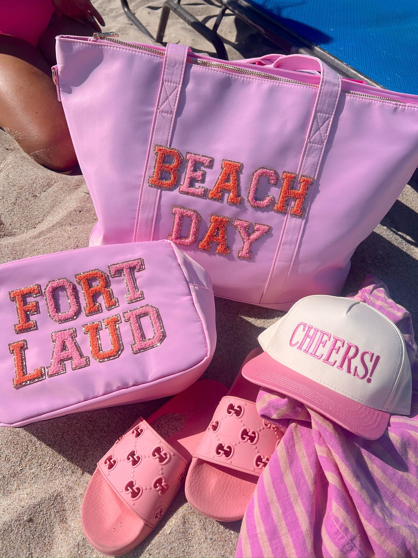 Cheers! Pink Vintage Trucker Hat