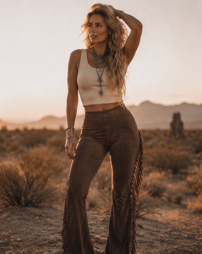 Fringed Lounge Pants