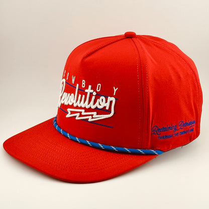 “Lightning" Red, White, and Blue - Cowboy Revolution 5-panel Performance Hat