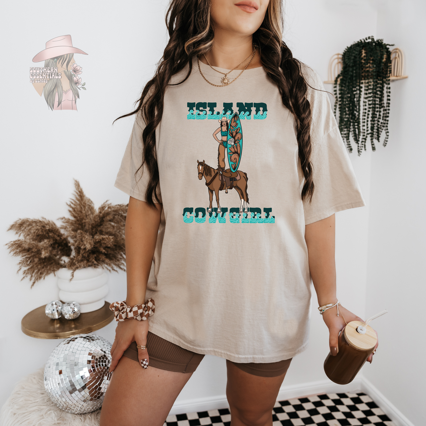 Island Cowgirl Tee