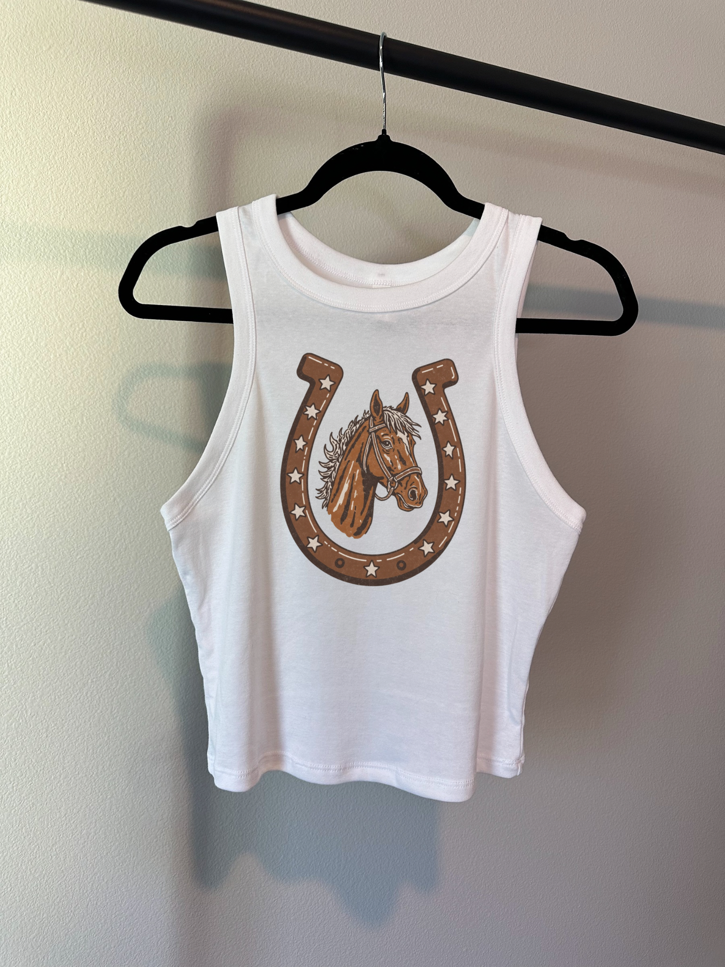 Horseshoe Cropped Tank