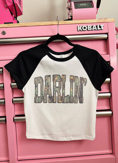 Camo Darlin' Baby Tee