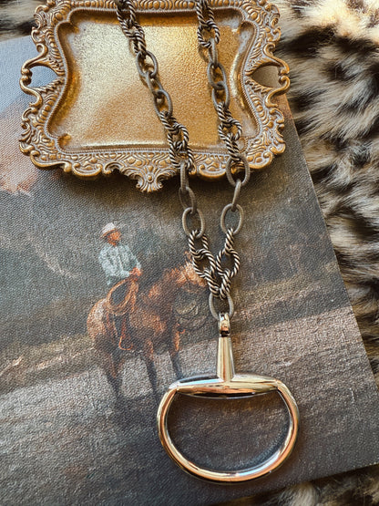 The Half Bit Necklace - Silver