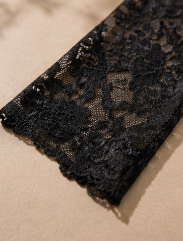 Mock Neck Lace Bolero