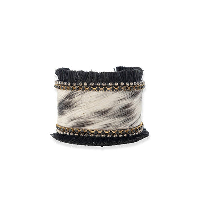 Coal Ridge Hair-on Hide Cuff Bracelet
