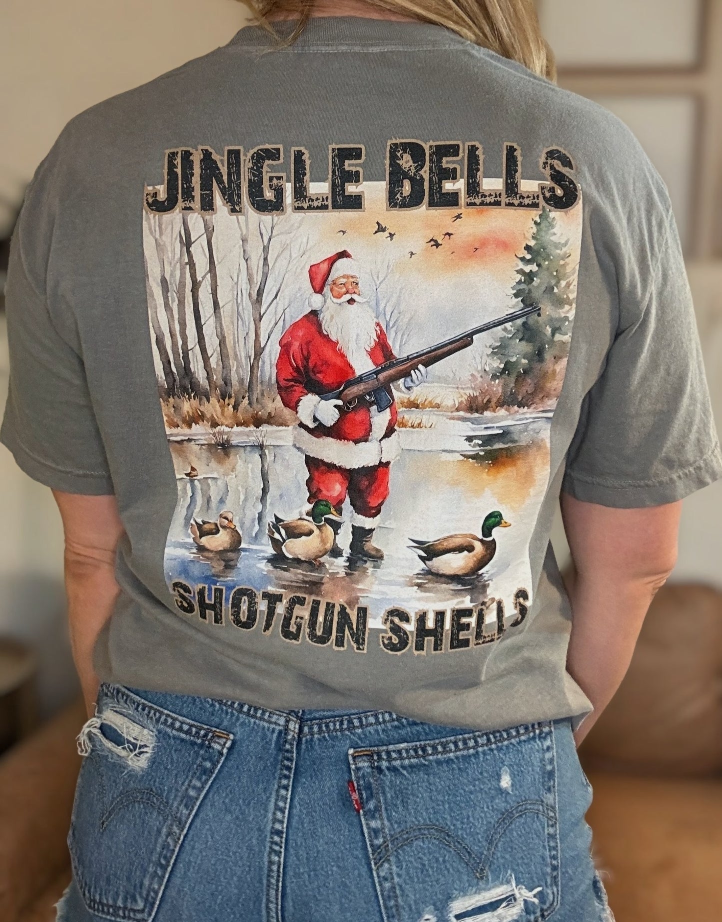 Jingle Bells and Shotgun Shells Tee