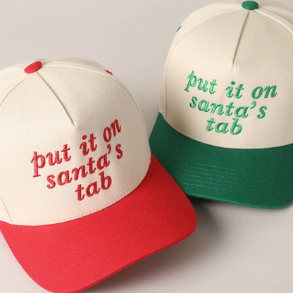 Put in on Santa’s Tab Hat