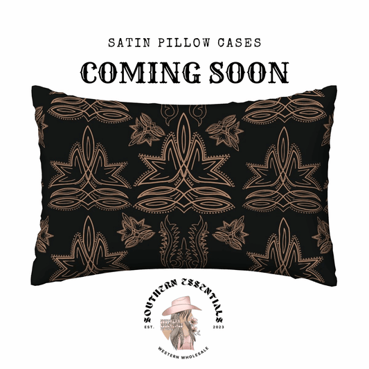 Western Satin Pillow Case - Pre Order