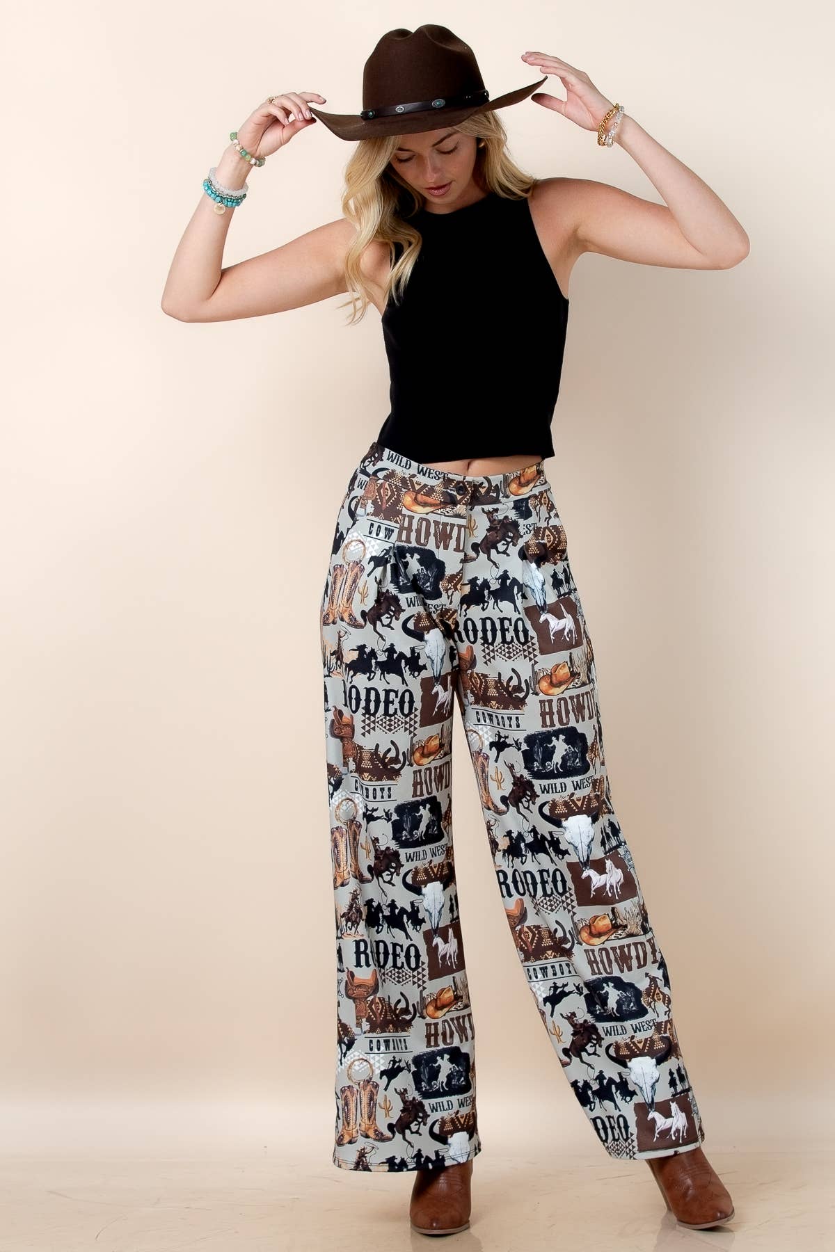 Howdy Darlin’ Rodeo Wide Leg Pants