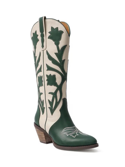 The Miley Dark Green Boot