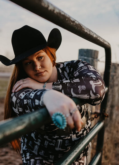 Boot Scootin Mesh Dress