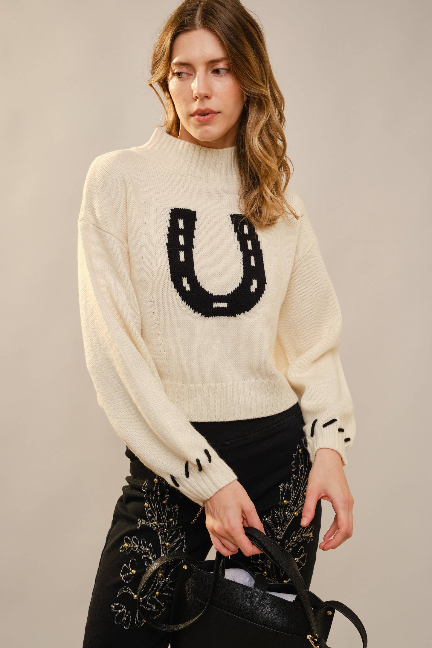 Lucky Horseshoe Sweater
