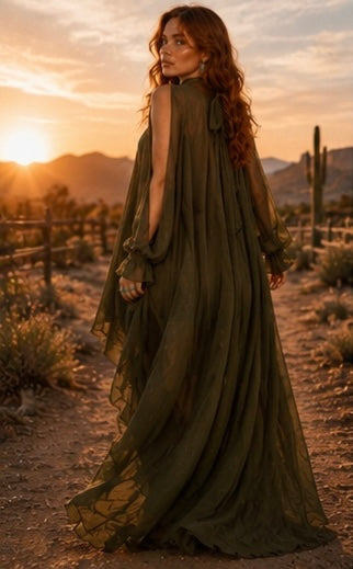 High Low Halter Maxi Dress