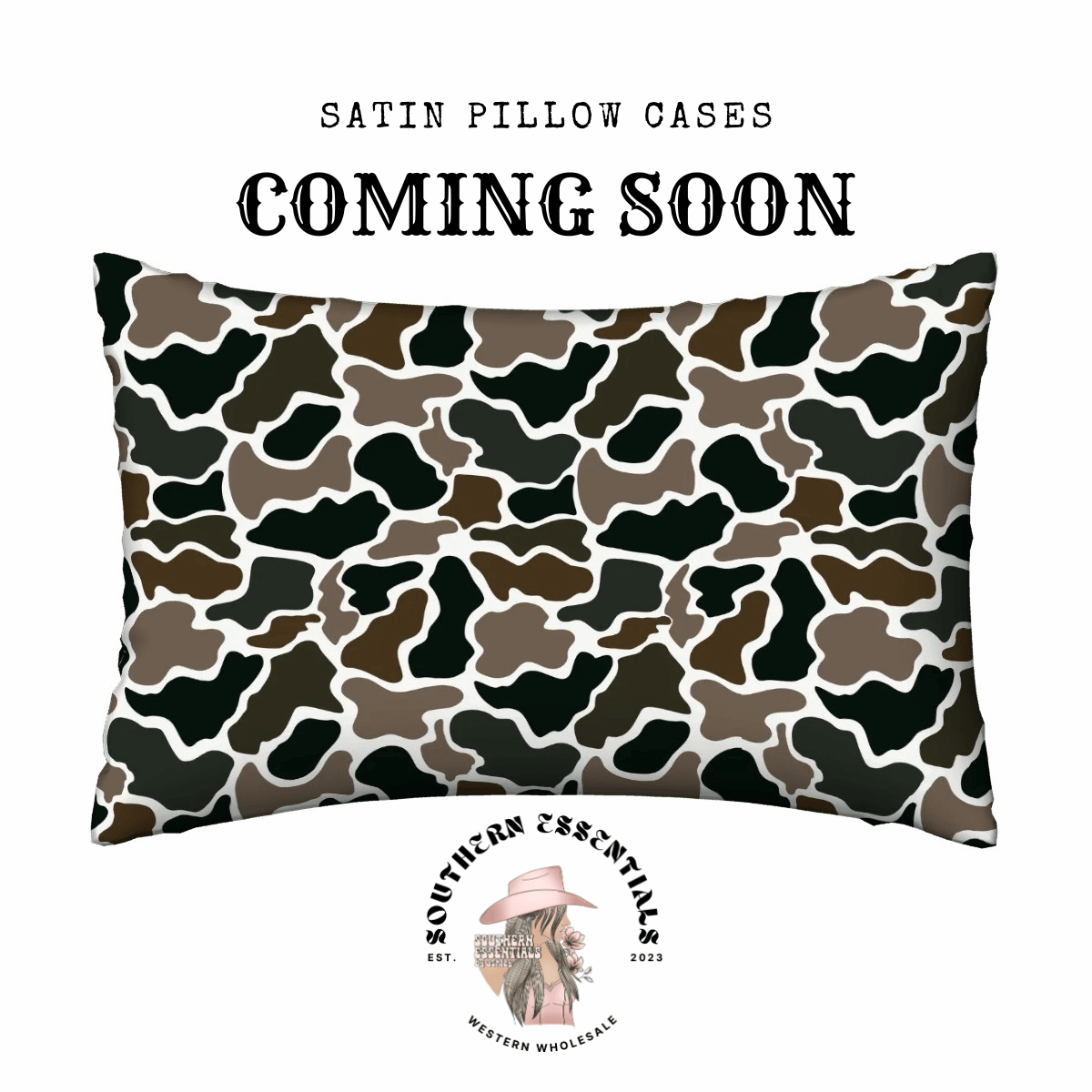 Western Satin Pillow Case - Pre Order